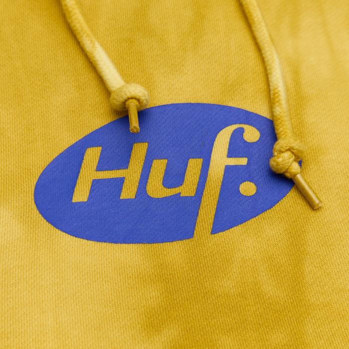 Толстовка мужская HUF Relax Tiedye артикул:PF00345-YELLW - купить в магазине Дайс
