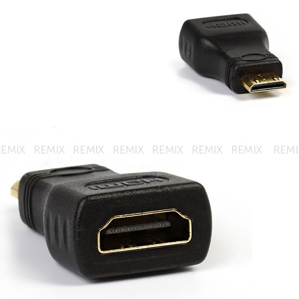 Адаптер для Mini HDMI(F) HDMI(M) (Black)