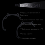 Переходные рамки для замены линз в фарах Lexus ES VI 2012-2015