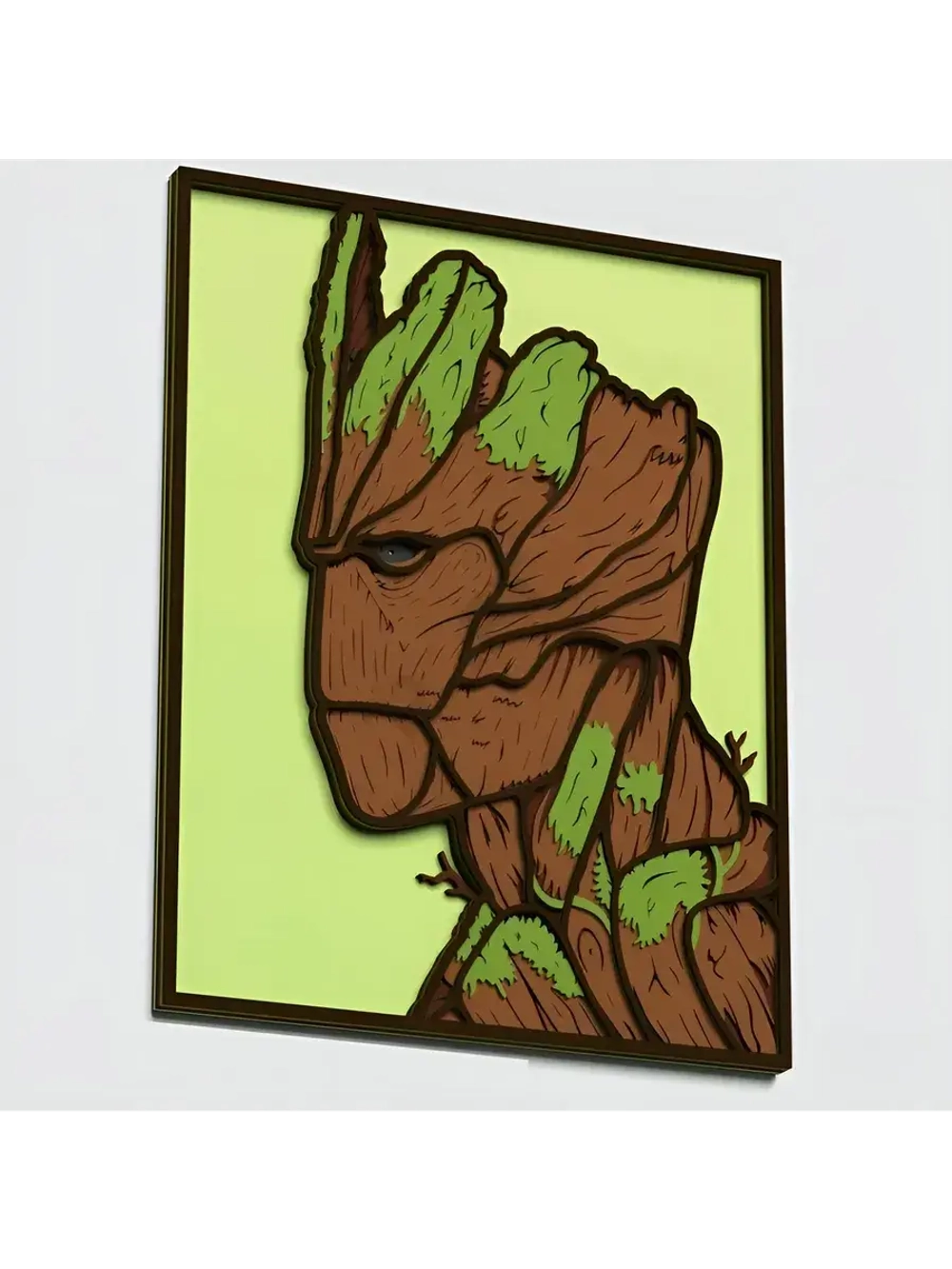 3D Картина по номерам из дерева Грут, 23x30 см