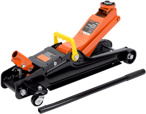 Домкрат гидравлический подкатной 2,5т 85-380мм с подсветкой