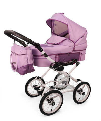 Коляска 2 в 1 Amigos Perfect Classic White