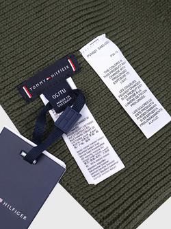 Шапка Tommy Hilfiger Cotton-Cashmere Blend Foxhut Green