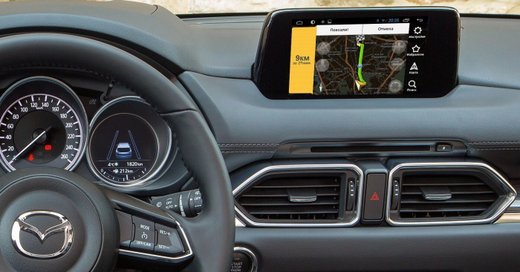 Навигационный блок для Mazda CX-5 2017+ (Mazda Connect) - Carmedia LT-MZD-655 на Android 9, 6-ядер и 3ГБ-32ГБ