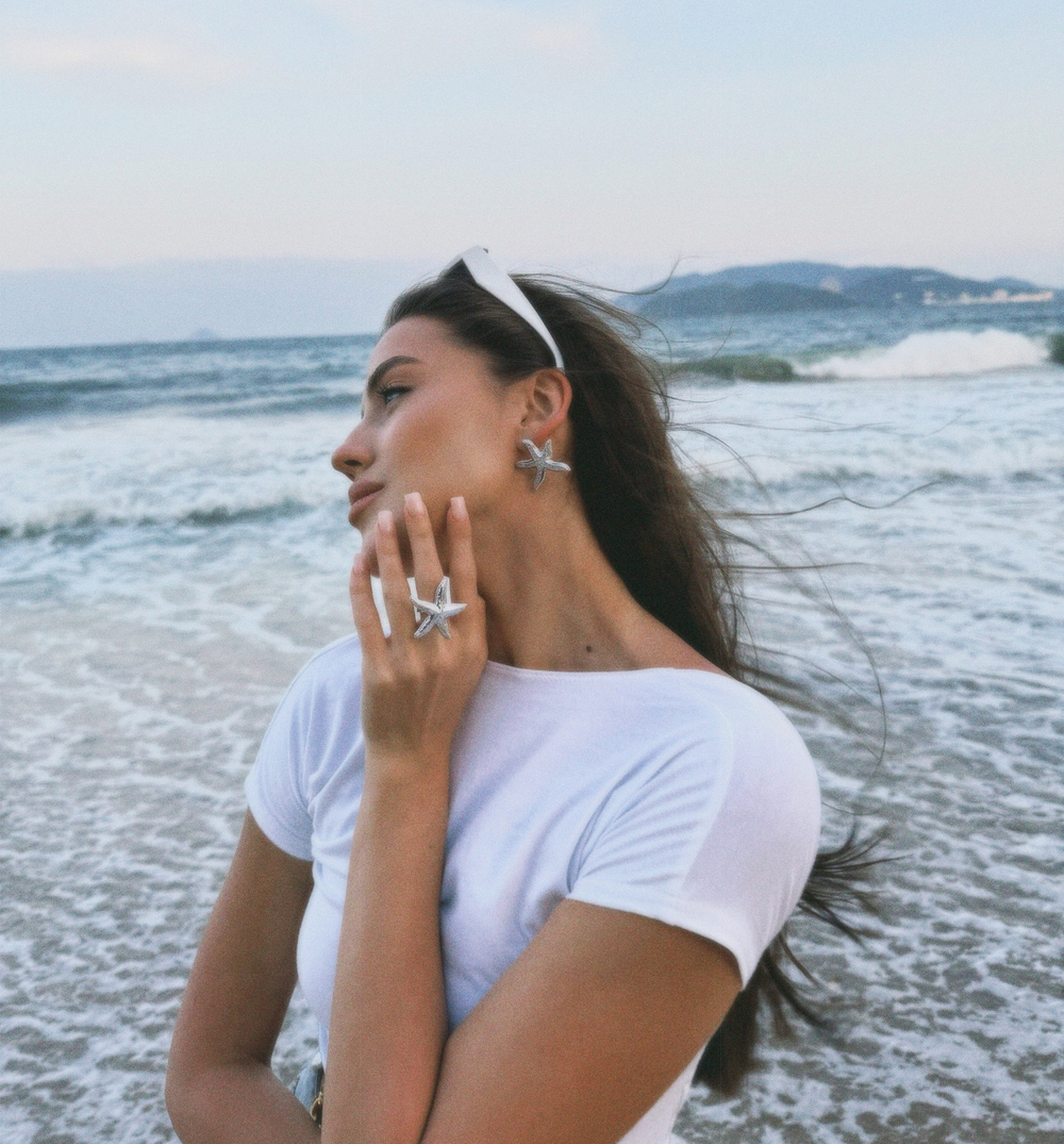 Кольцо STAR silver