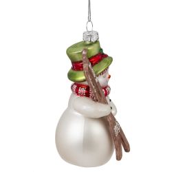 GAEM Украшение новогоднее "Снеговик", L6,5 W6,5 H14 см