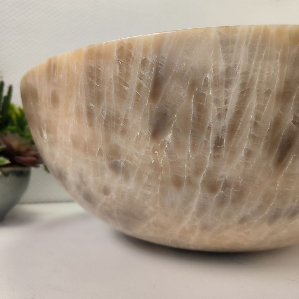 Раковина из оникса Bowl Grey TinLip BO-62968 45*45*17 42