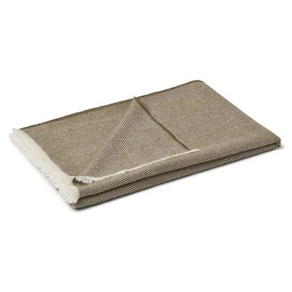 Плед Sidsley Herringbone Natures Collection 130x200 Зеленый