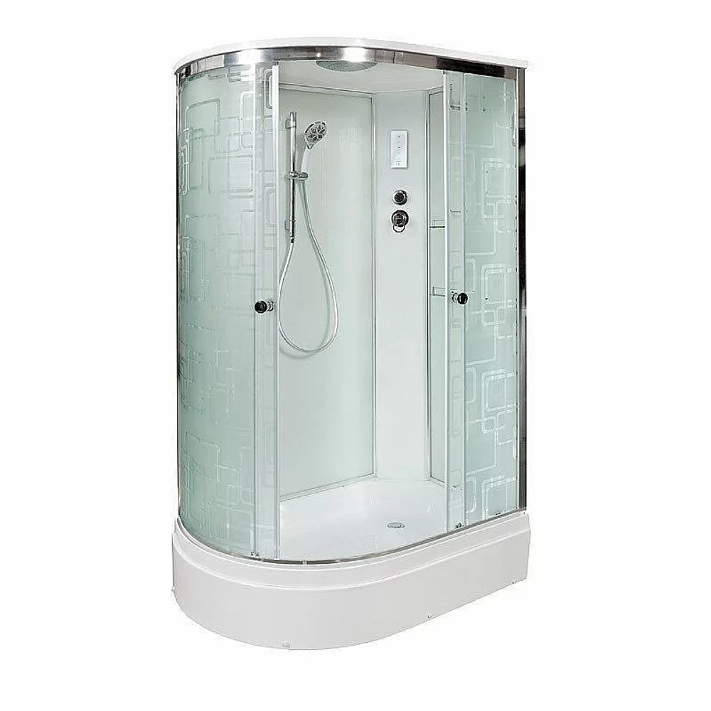 Душевая кабина DTO Серия ЕМ ЕМ2712 с электрикой (эл.) 120x80