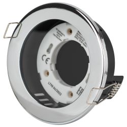 Светильник встраиваемый влагозащищенный ЭРА KL95 CH под лампу GX53 IP44 хром