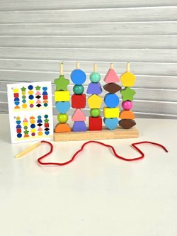 Развивающий игровой набор Шнуровка для детей (202219080)