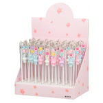 Ручка шариковая, Basir, синие чернила, серия "Зайчик", цветной корпус подвеской, 40 шт