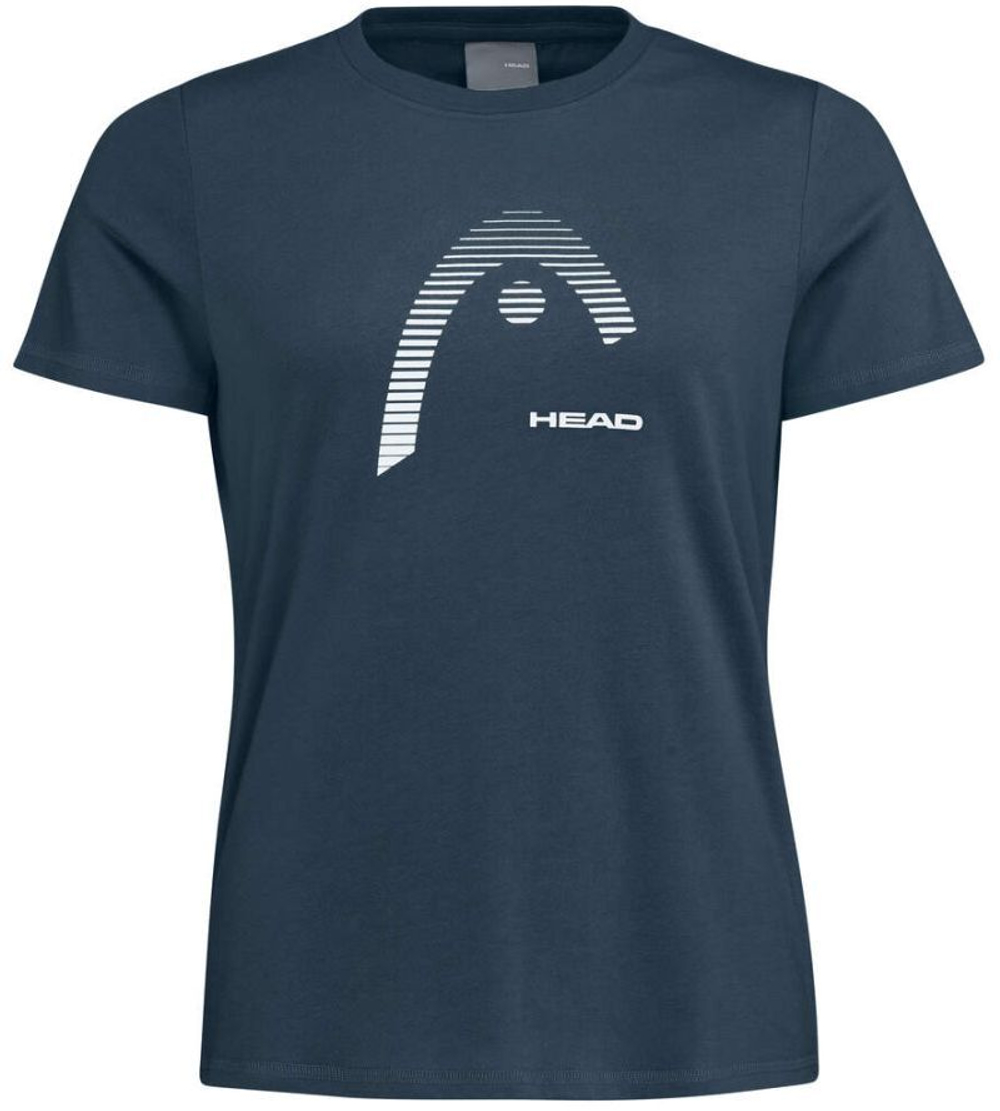 Женская теннисная футболка Head Club Lara T-Shirt - navy