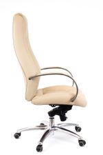 Компьютерное кресло Everprof "Drift Lux M", экокожа, бежевое, с подголовником и подлокотниками