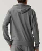 Мужская толстовка с капюшоном Atlantic, 1 шт. в уп., хлопок, темно-серый меланж, HMT-001
