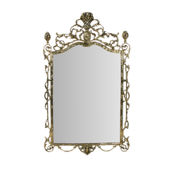 Bello De Bronze Зеркало Ешпига в раме, золото