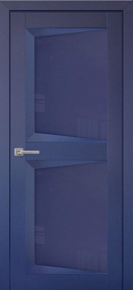 Межкомнатные двери Uberture Perfecto, ПДО 104, Barhat blue