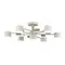 8195/7C COMFI LN25 262 белый, металл/дерево/пластик Потолочный светильник LED GX53 7*9W 220V RONDO