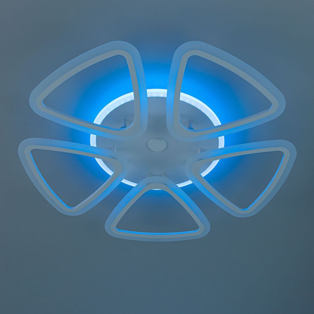 Citilux Мальта Смарт CL234A250E RGB Умная люстра Белая