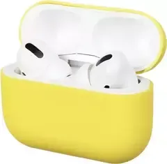 Силиконовый чехол со шнурком для Airpods Pro 2  Silicone Case (Желтый)