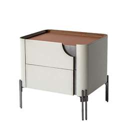 Прикроватная тумбочка 4452 с двумя ящиками