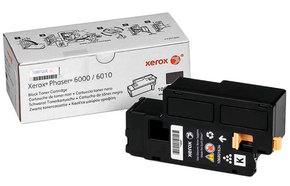 Тонер-картридж XEROX Phaser 6000/6010 black 2K (106R01634)