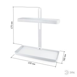 Настольный светильник для растений ЭРА FITO-20W-QLED-W полного спектра 20 Вт белый | Интерьерные фито светильники