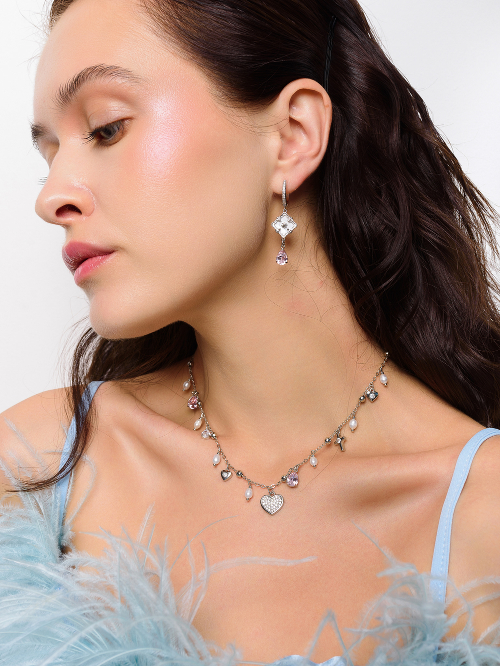 Чокер "Shiny Love Pearl"