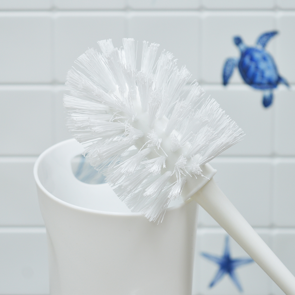 Ерш для туалета "Vogue" с подставкой, белый