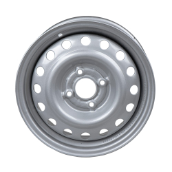 Диск штампованный R14 5.5J 4x100/60.1 ET43 GANZ Silver GRN14027
