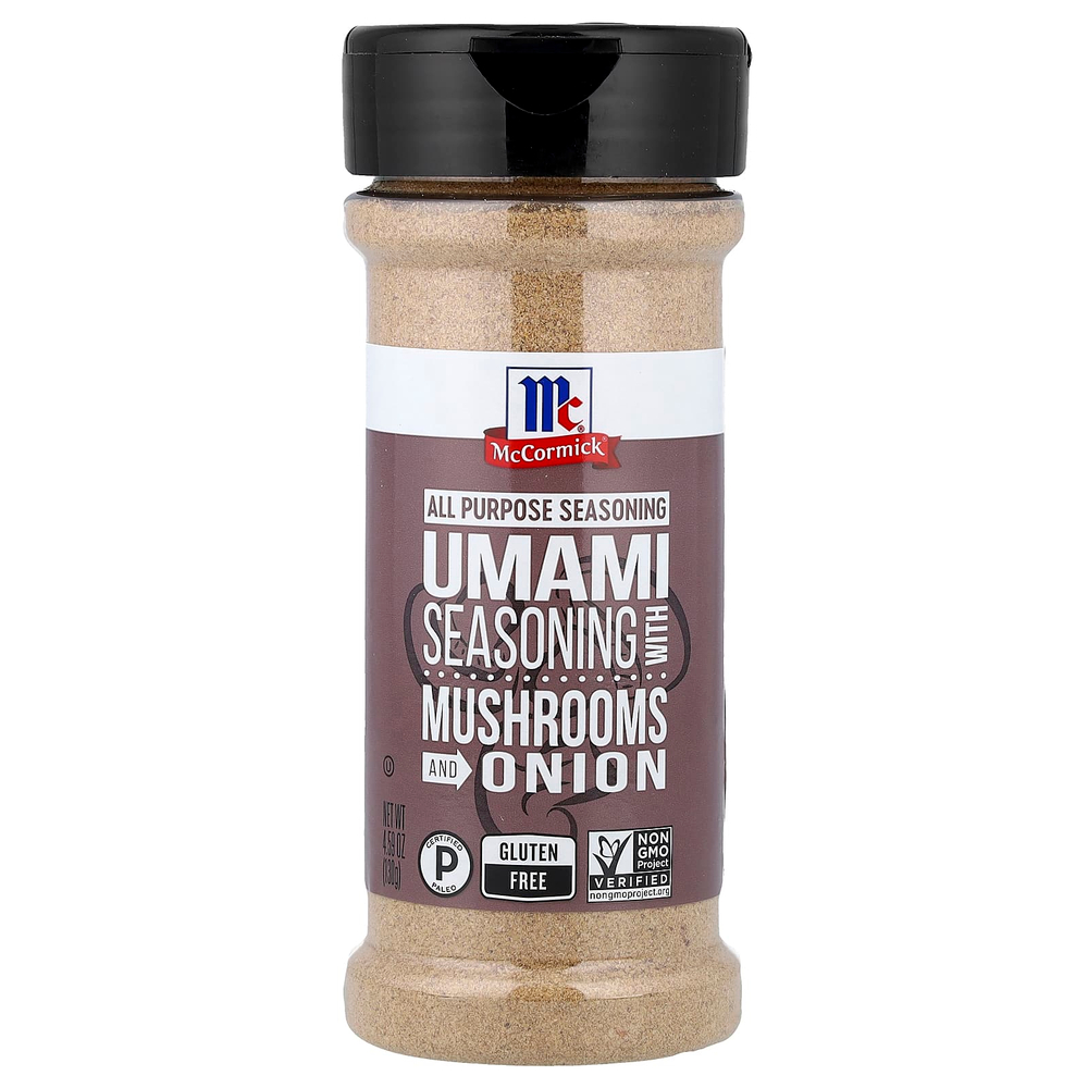 McCormick, Универсальная приправа, приправа умами с грибами и луком, 130 г (4,59 унции)