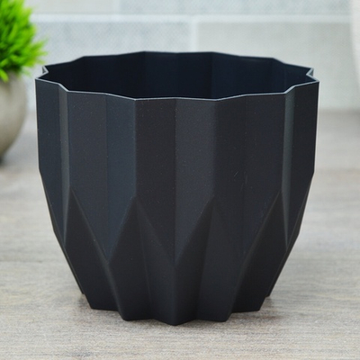 Кашпо Геометрия 0,8л, антрацит