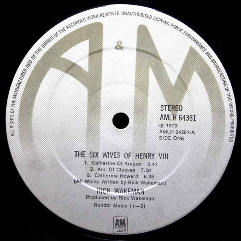 Rick Wakeman / The Six Wives Of Henry VIII (LP)