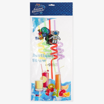 Трубочки для коктейлей пластиковые «Космос» ассорти, 4 шт