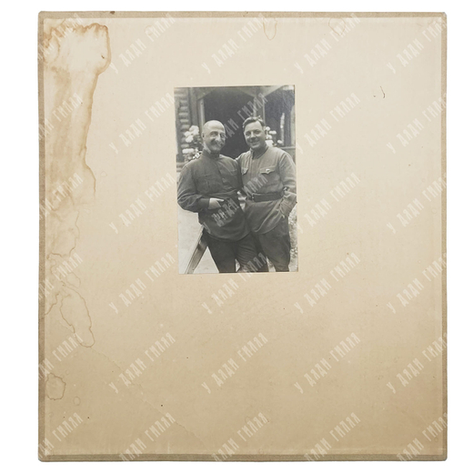 Фотография Серго Орджоникидзе и Климента Ворошилова. Бумага, фотопечать, 1927 г.