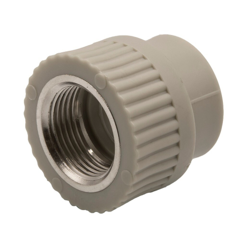 Муфта комб. вн 25х3/4'' EVER® plast  СЕРЫЙ (Россия)