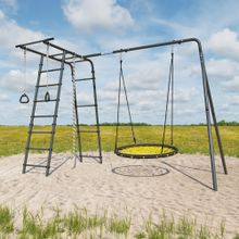 ROMANA Полянка Плюс 2 (антрацит) (с пластиковыми качелями)