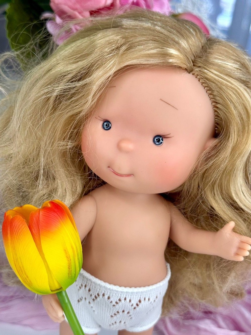 Кукла для девочки виниловая 30см Пиппа без одежды (2899W2A)