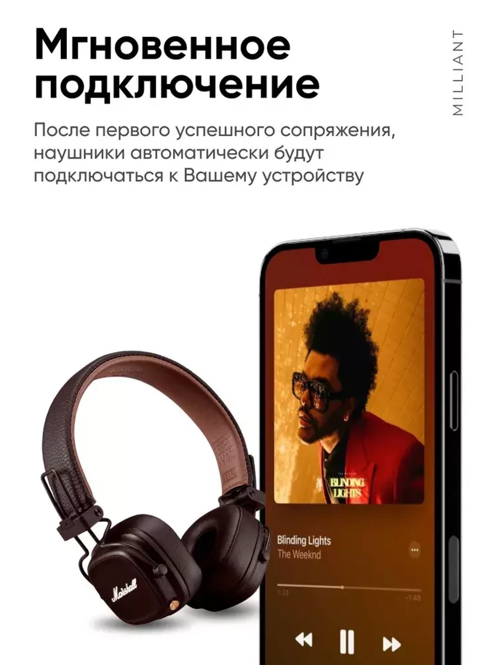 Наушники беспроводные накладные Marshall Major IV