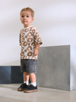 Шорты джинсовые карго для мальчика Next AG7-273, Темно-серый