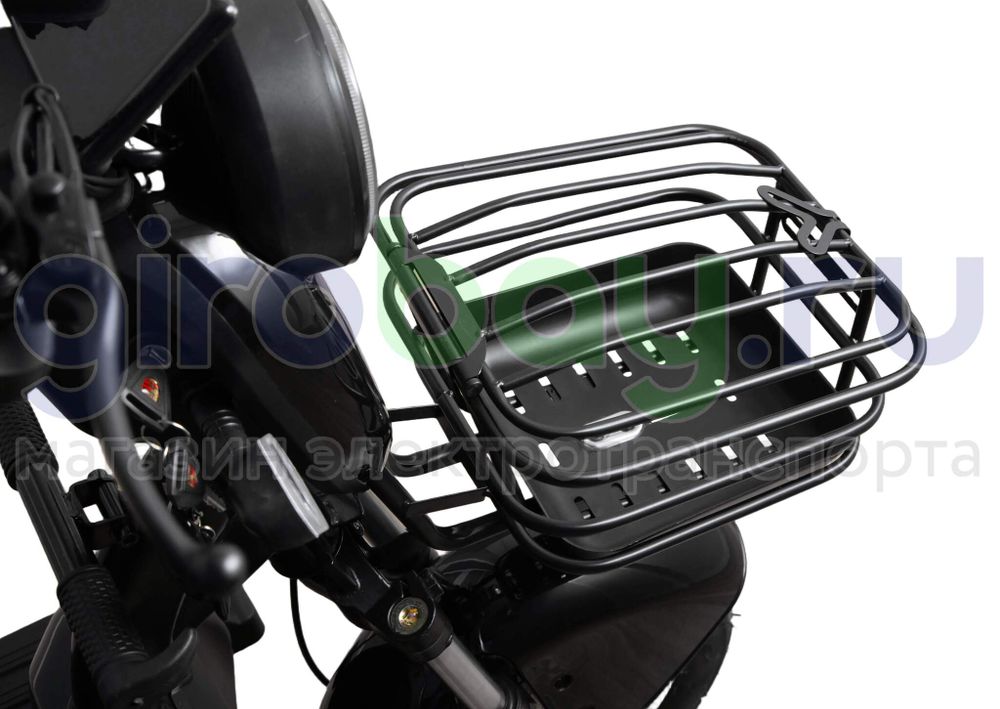 Электроскутер LS-CO A3 1000W (60V/20Ah) - Чёрный фото №20