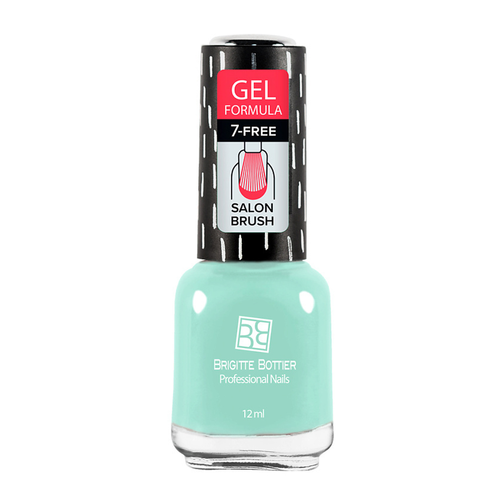 BRIGITTE BOTTIER Лак для ногтей GEL FORMULA тон 01 прозрачный, 063