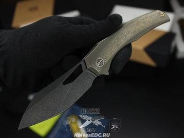 Нож складной WE Knife Ignio WE22042B-2 сталь клинка CPM-20CV, рукоять титан
