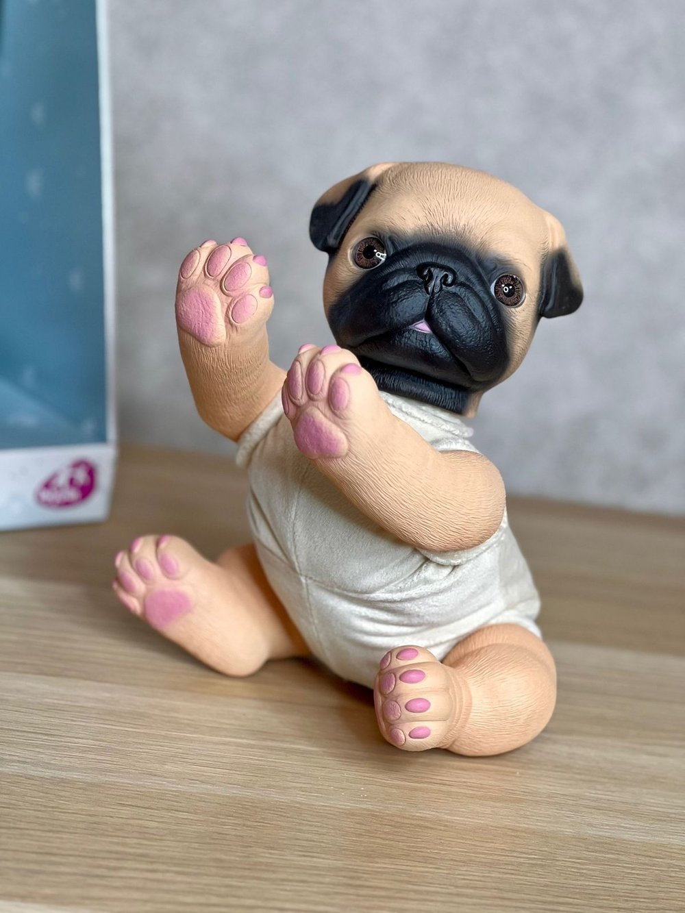 Игрушка мягконабивная 35см AniReal Бульдог (60110)