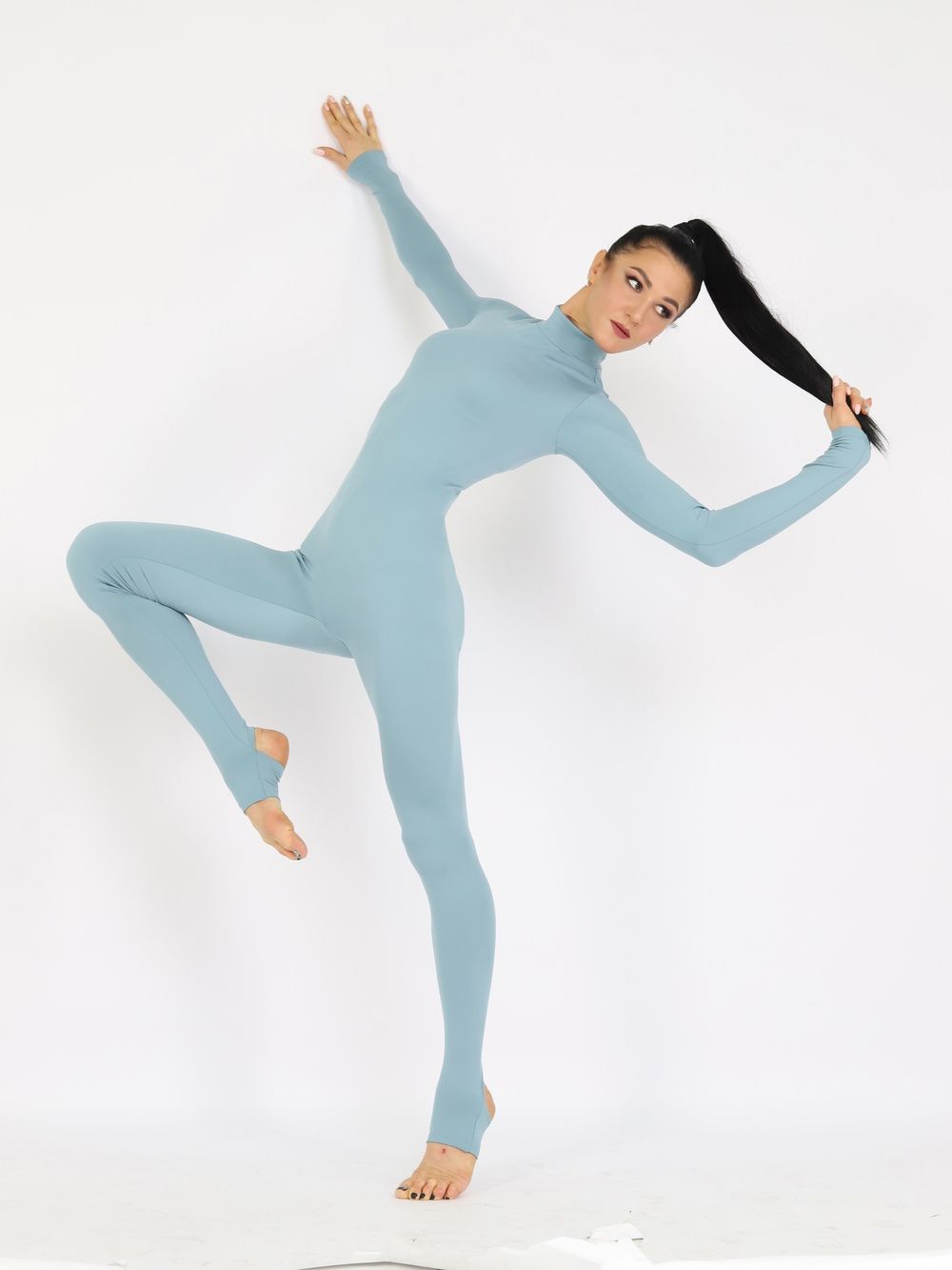 Комбинезон Cat Suit - SS, Голубой дым