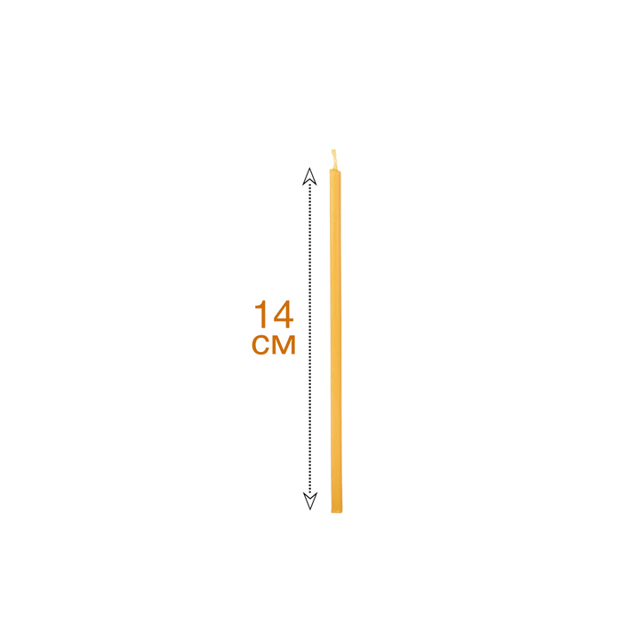 Свечи восковые с прополисом №2 обеззараживающие воздух, в коробочке 25 шт/ горение 1 час