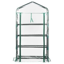 Чехол для теплиц GREEN APPLE GA-House-4-PVC cover на молнии 1250х690х300 мм