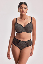 Бюстгальтер Mama Dots 02 Czarny