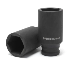 Головка ударная глубокая, 8мм (6гр) 1/2'' Partner PA-4458508