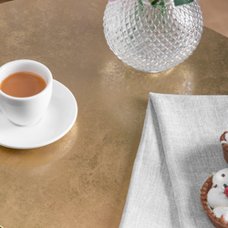 Столик приставной Oliva Branch (Олива Бранч) Голд Айвори